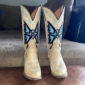 Miss Capezio butterfly cowboy boots